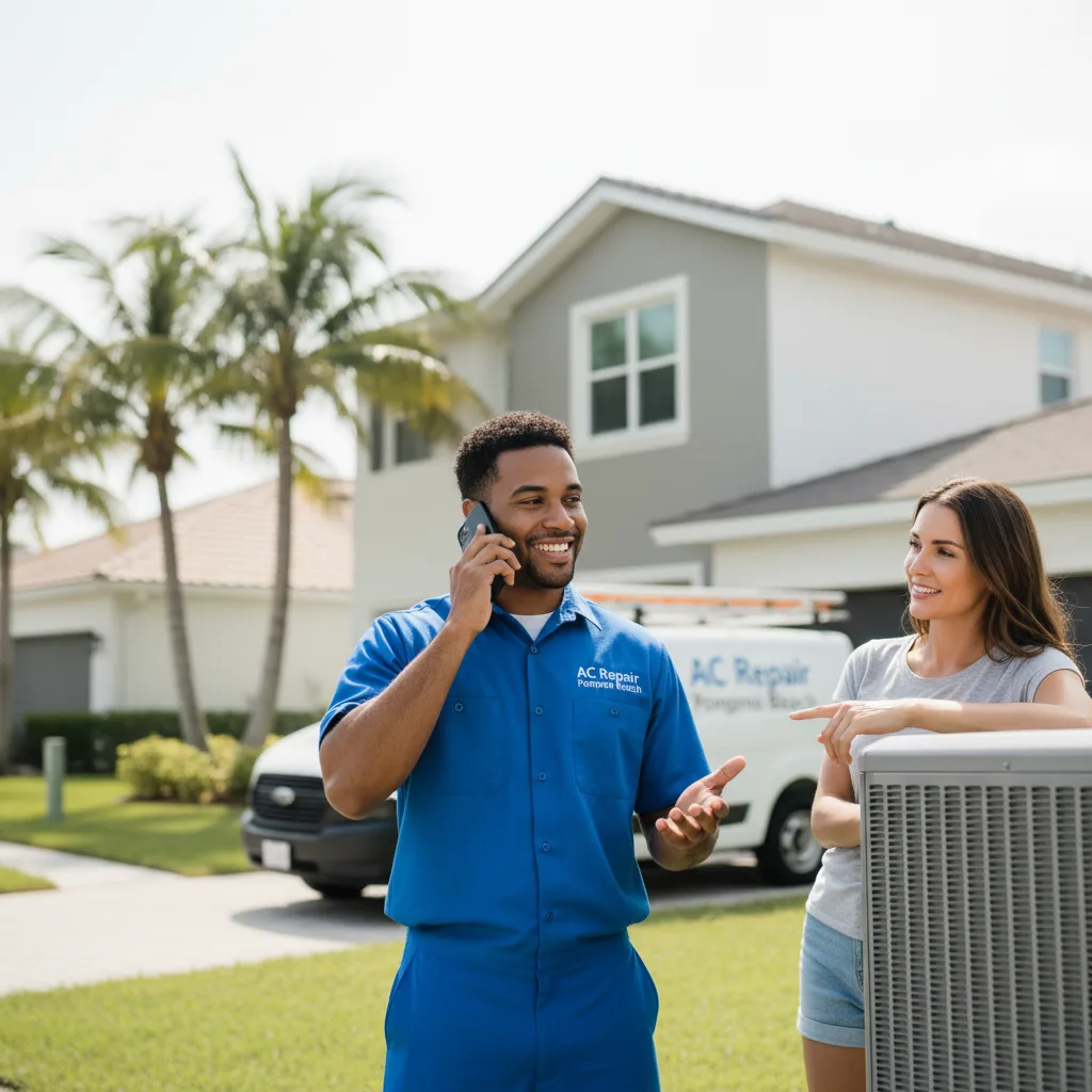 AC Repair Pompano Beach customer support in Indiantown